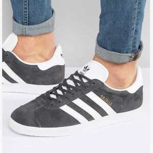 ADIDAS GAZELLES GREY NWT